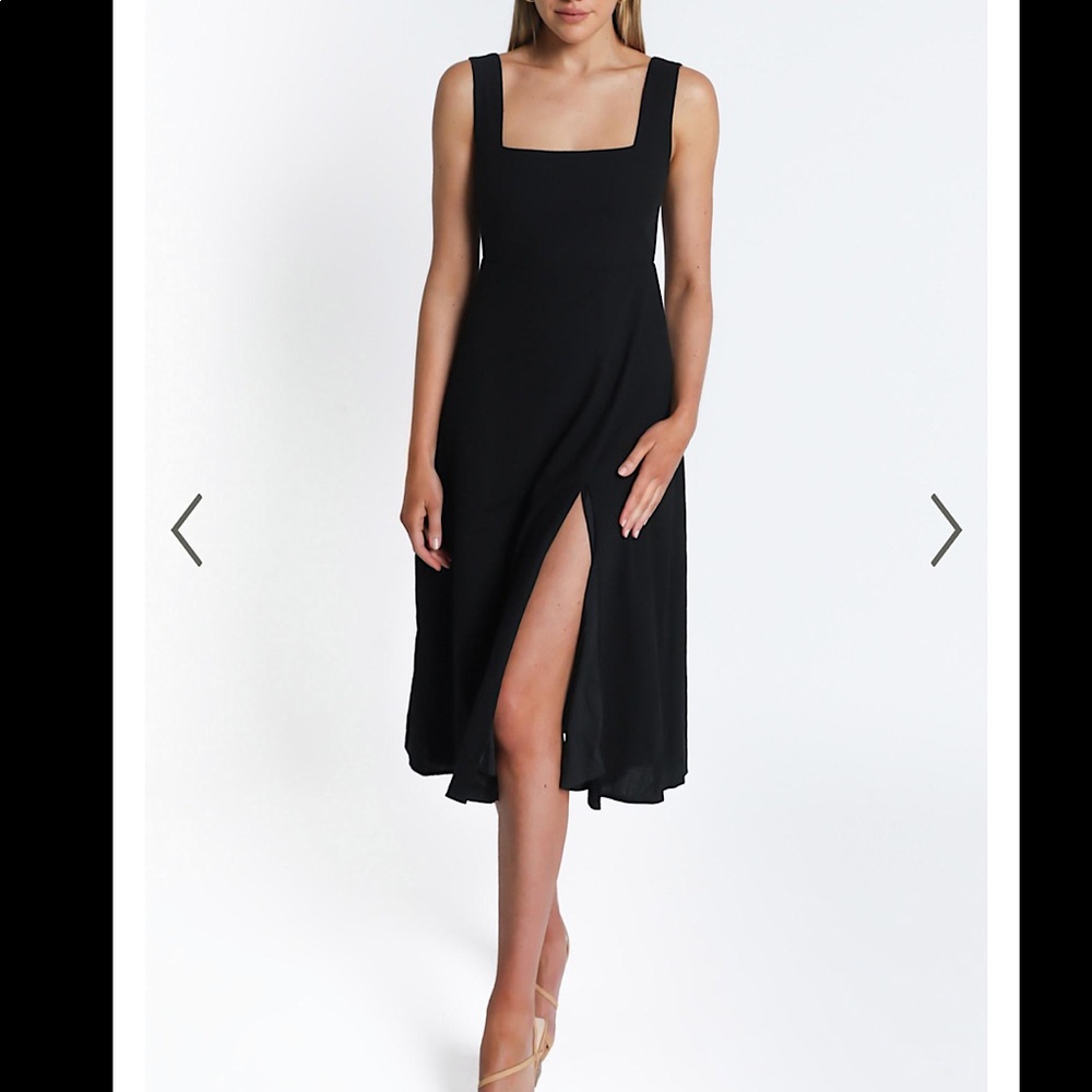 Women’s Size 4 Black Midi Dress